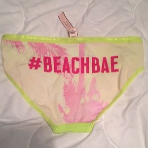 Victoria’s Secret cotton panties #BEACHBAE on butt